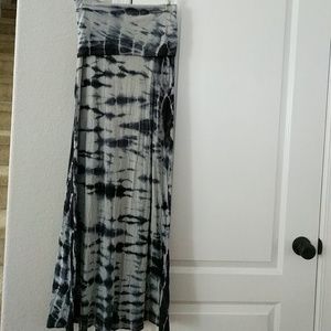 Tie dye Billabong maxi skirt